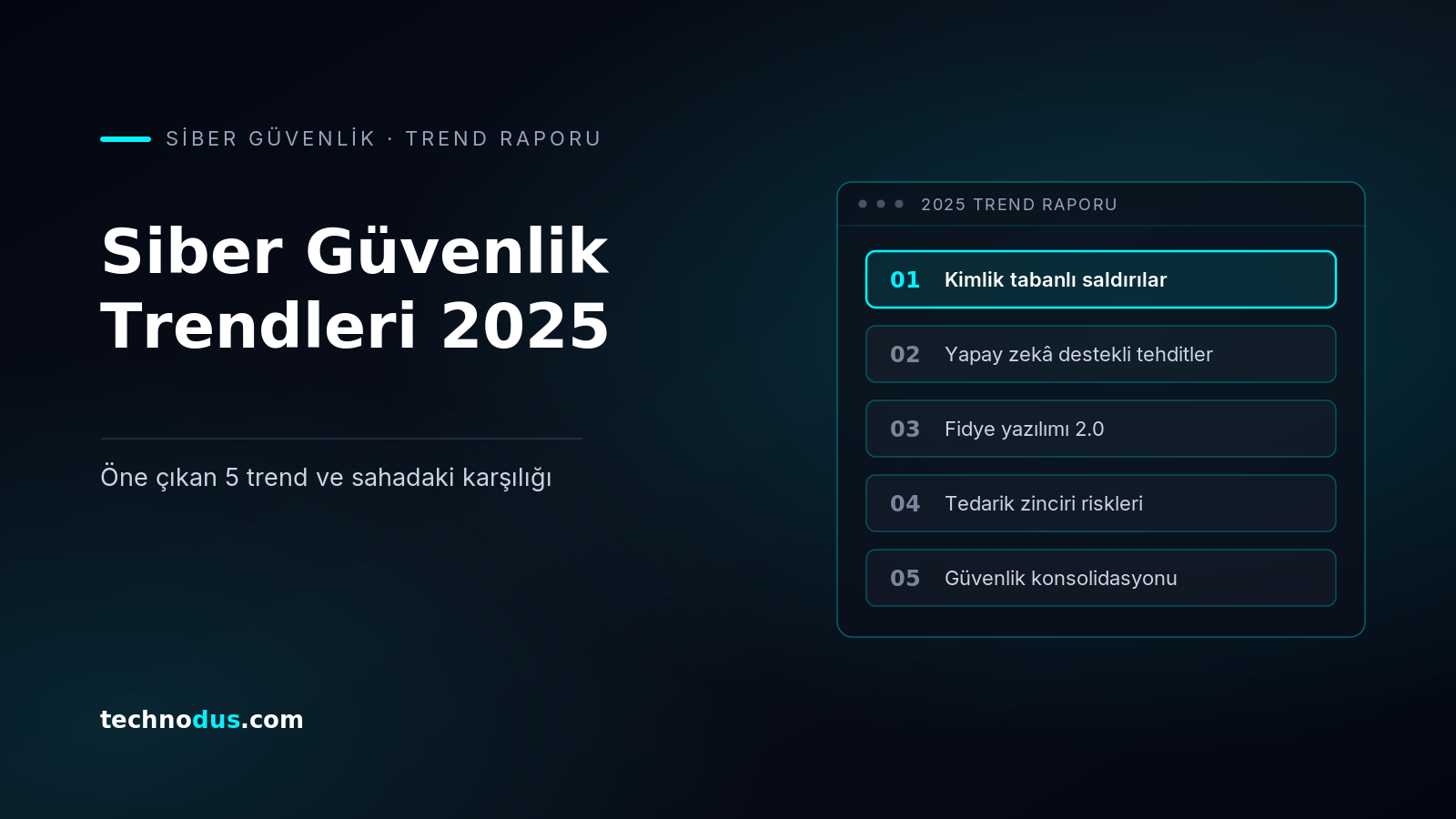 2025’in Siber Güvenlik Manzarası – Öne Çıkan 5 Trend ve Sahada Karşılığı
