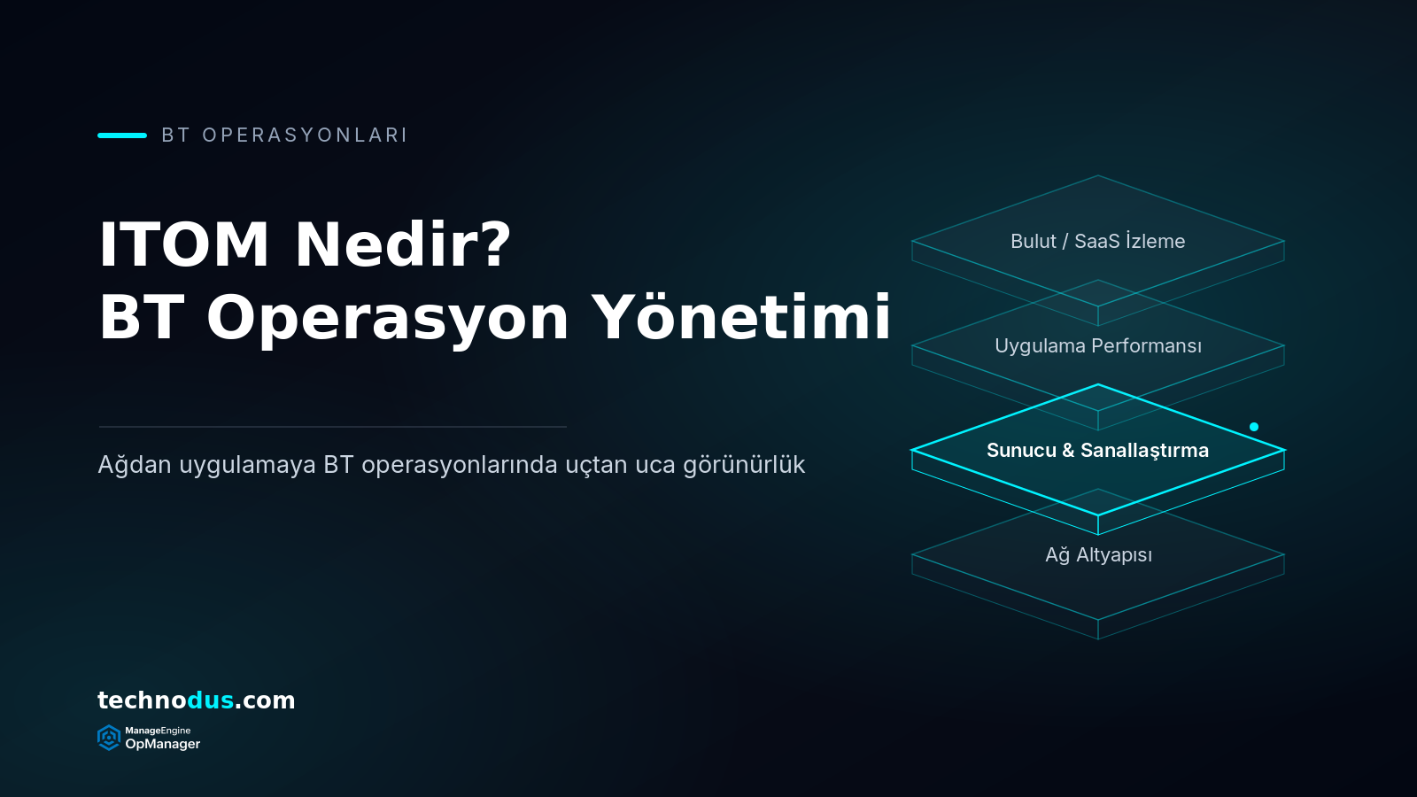 ITOM Nedir? BT Operasyon Yönetimi ve ManageEngine ITOM Ürün Ailesi